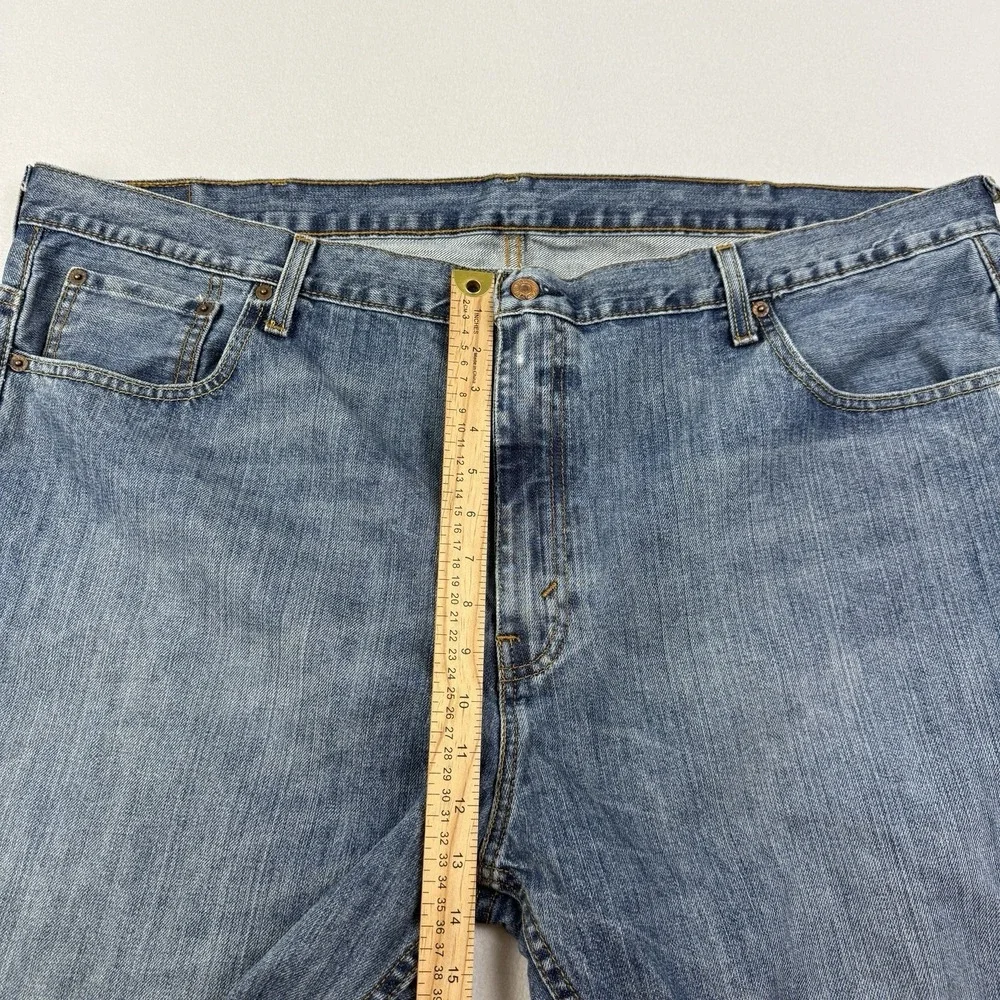 Levi's 569 Jeans Mens‎ Loose Fit Straight Leg Relaxed Size 44x32 Light Wash